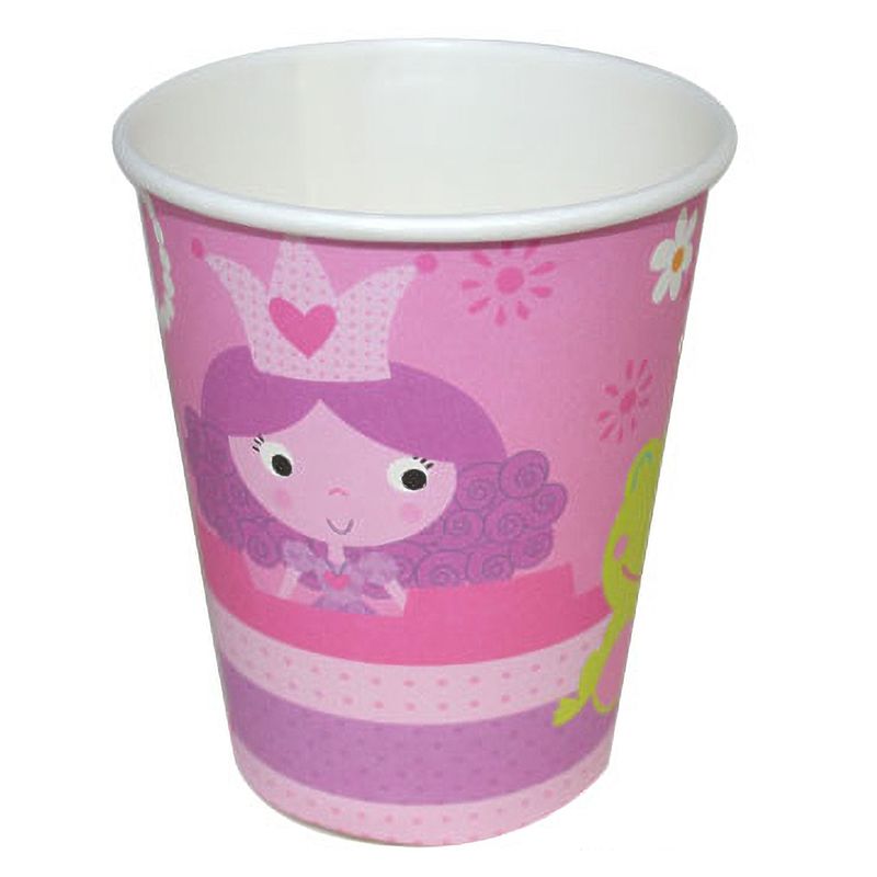 6 bekers karton Princess in Love