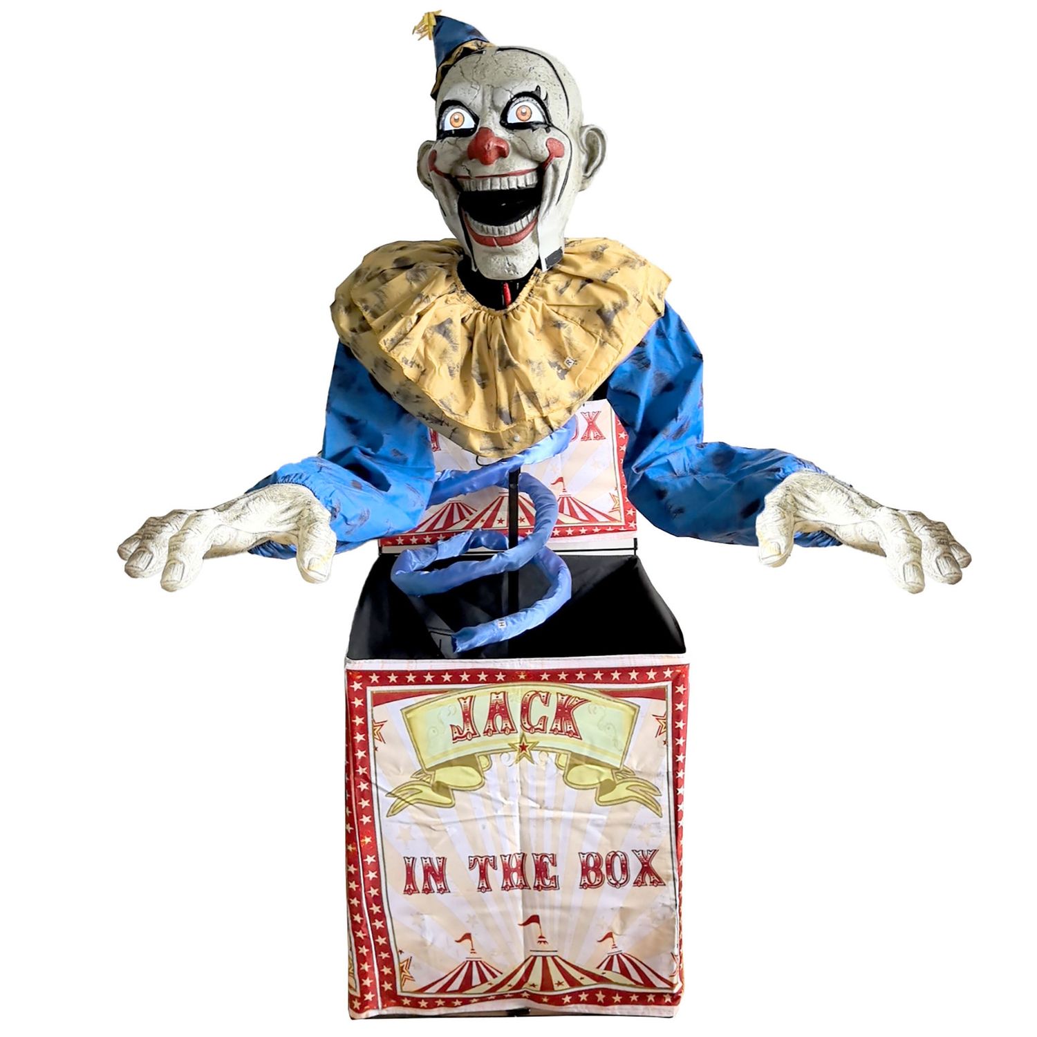 Animierter Clown „Jack in the Box“ 180cm Animierter Clown „Jack in the Box“ 180cm