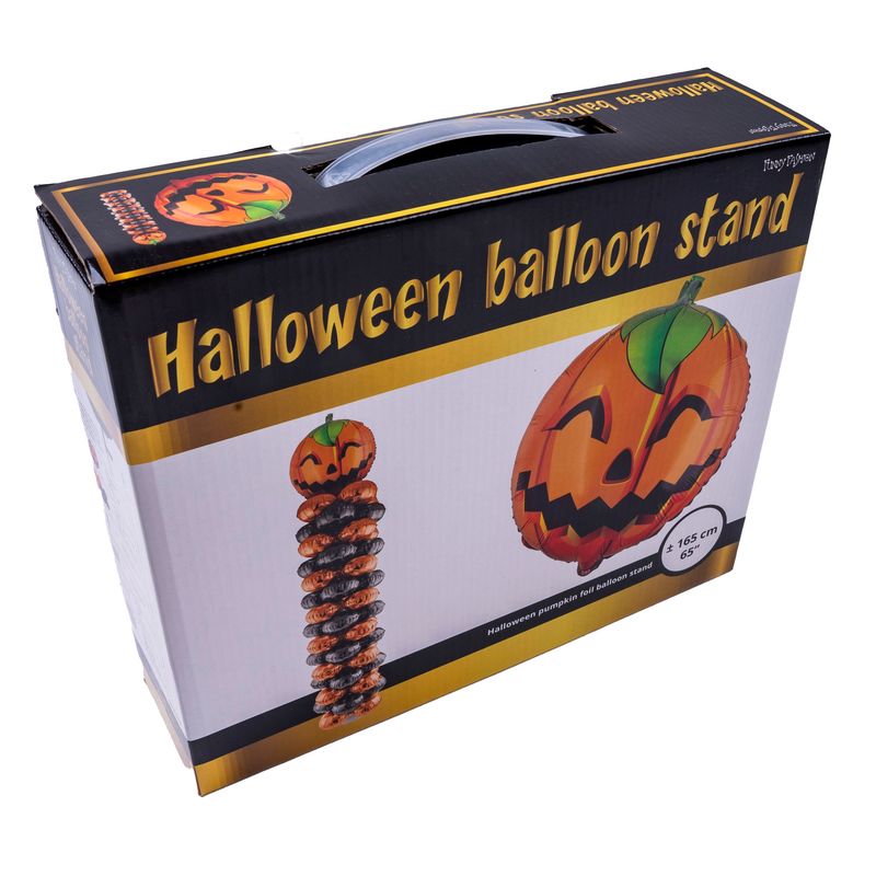 Ballonsäule Halloween Kürbis 25-Teilig