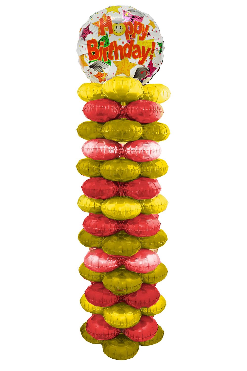 Ballonsäule Happy Birthday 25-Teilig