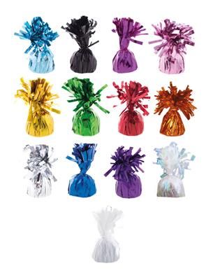 Ballongewicht Metallic Folien 13 Farben
