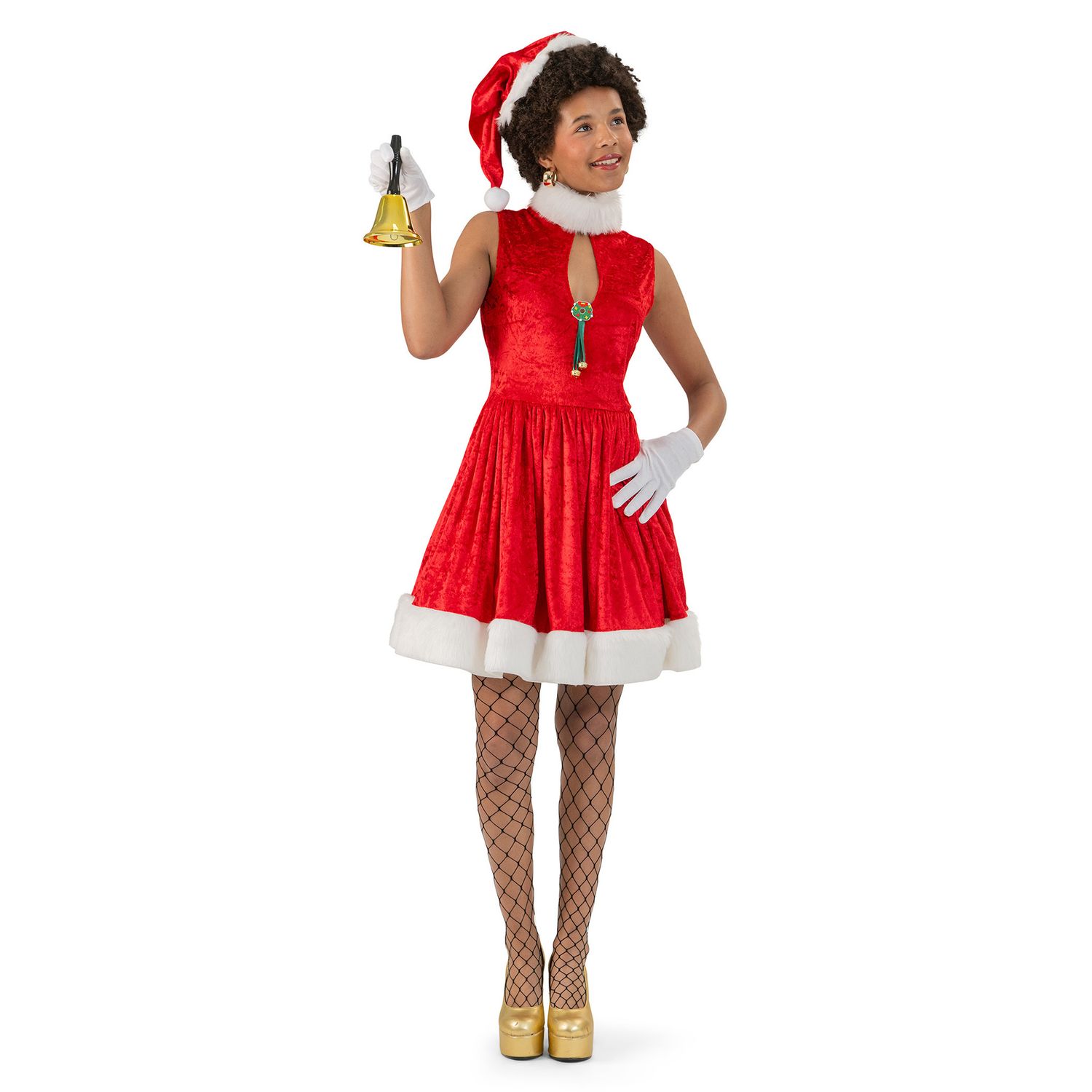 Kleid Santas Mädchen 2-tlg. Damen Kleid Santas Mädchen 2-tlg. Damen