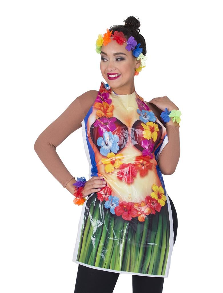 Schürze Luau Frau 90 cm
