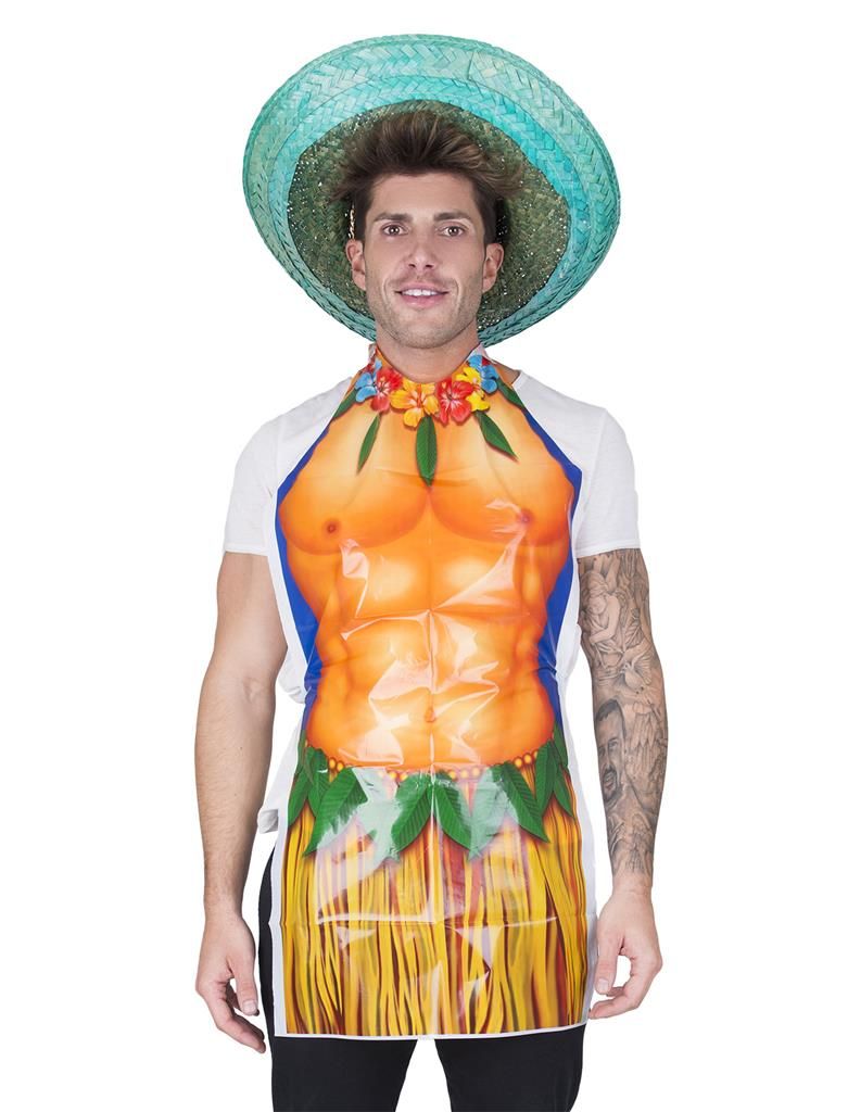 Schürze Luau Mann 90 cm