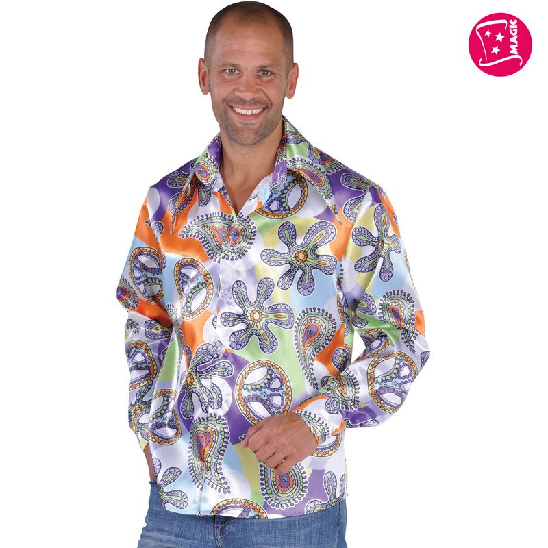70's Hemd Cool satin
