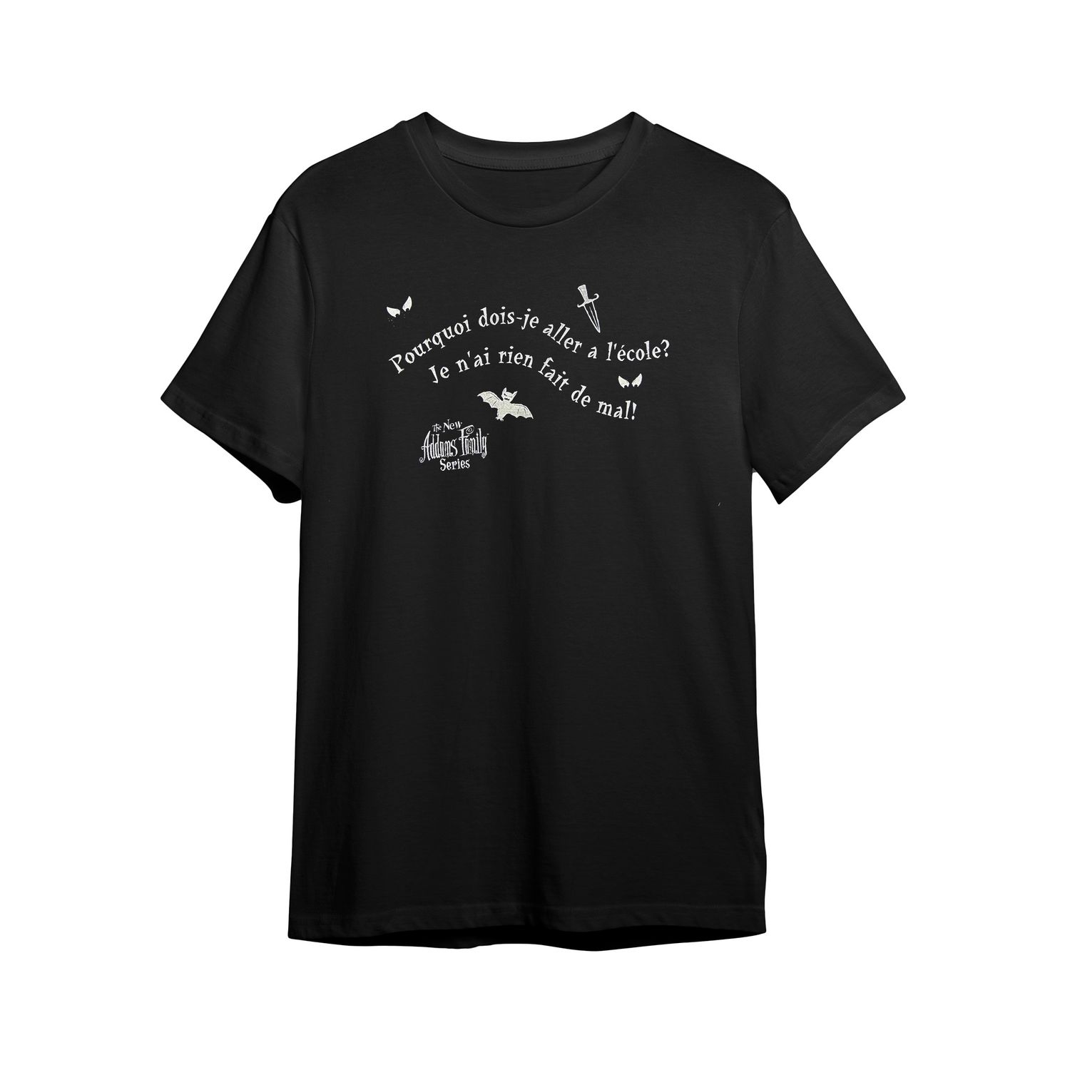 T-shirt zwart