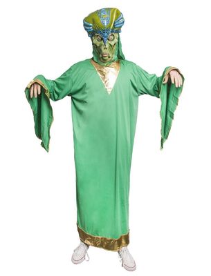 Kostüm Alien König 2-tlg.