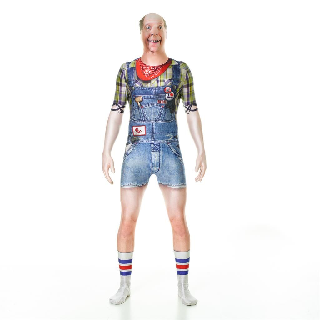 Hilly Billy faux real morphsuit
