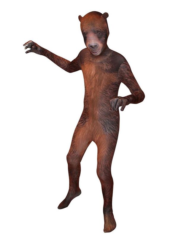 Grizzly bear Morphsuit kids