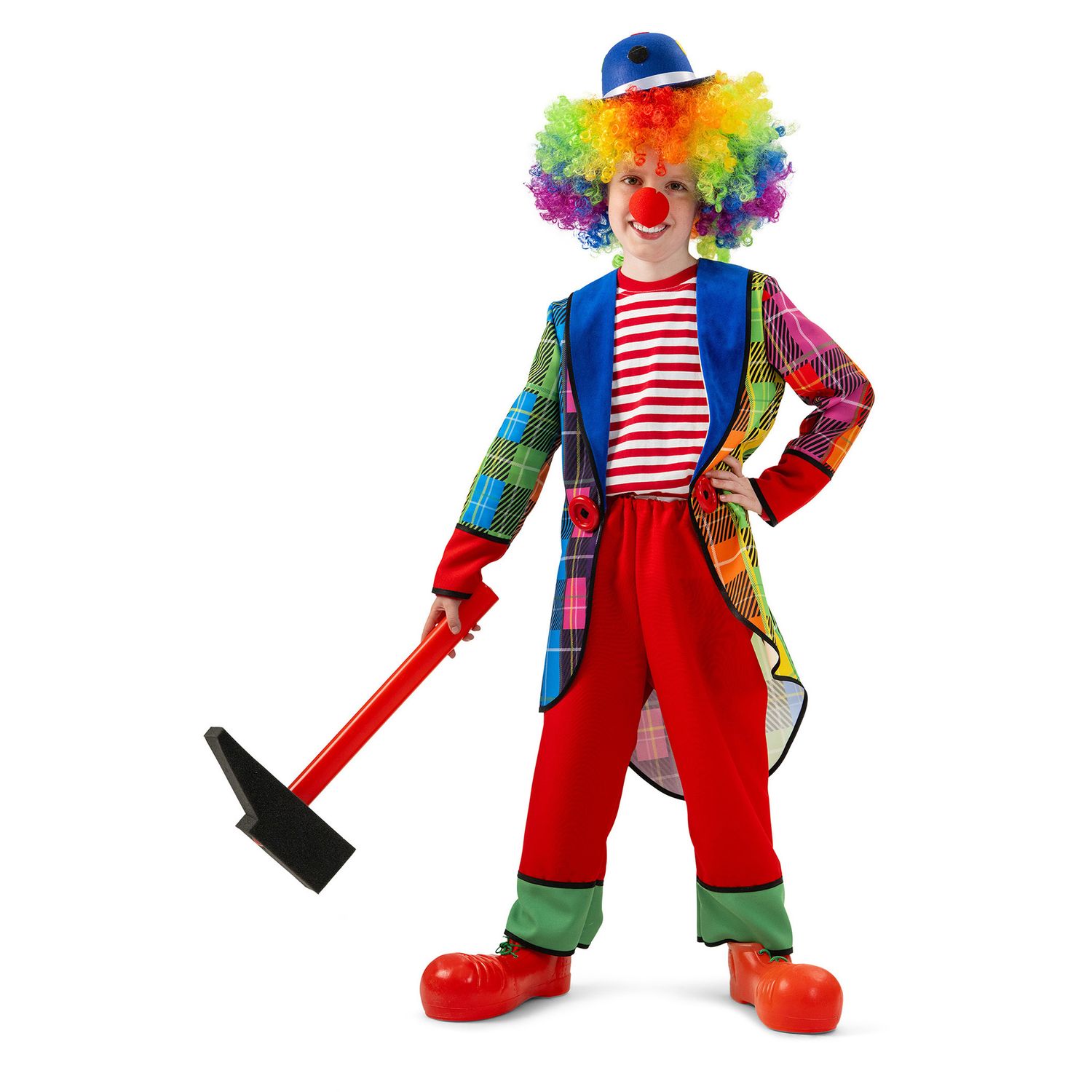 Regenboog Clownkostuum Ritchie 2-dlg. Kinderen Regenboog Clownkostuum Ritchie 2-dlg. Kinderen