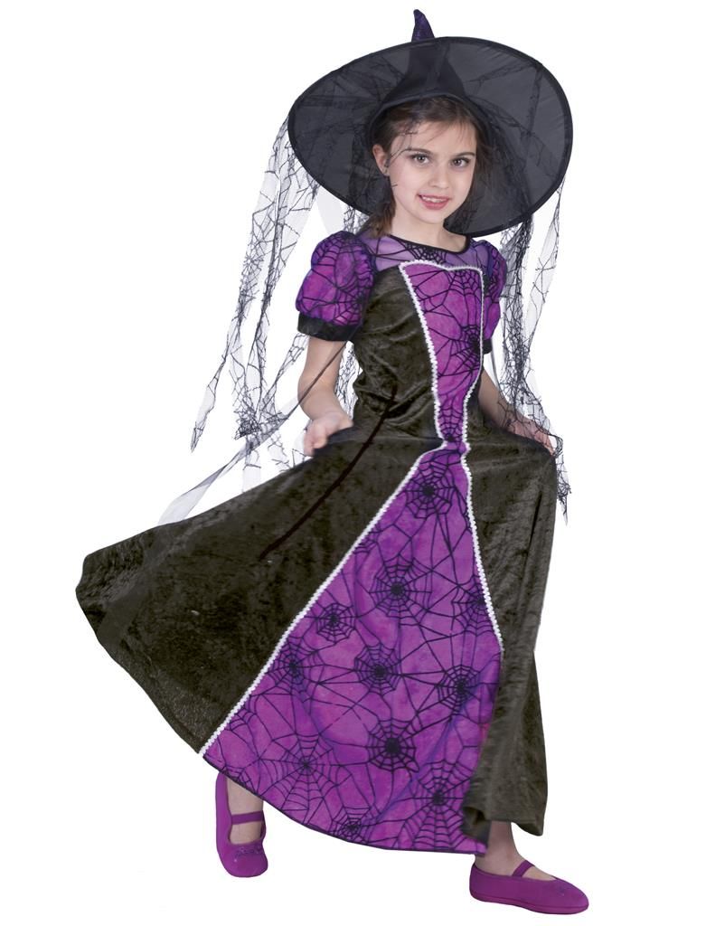 Jurk Purple spider heks Kinderen