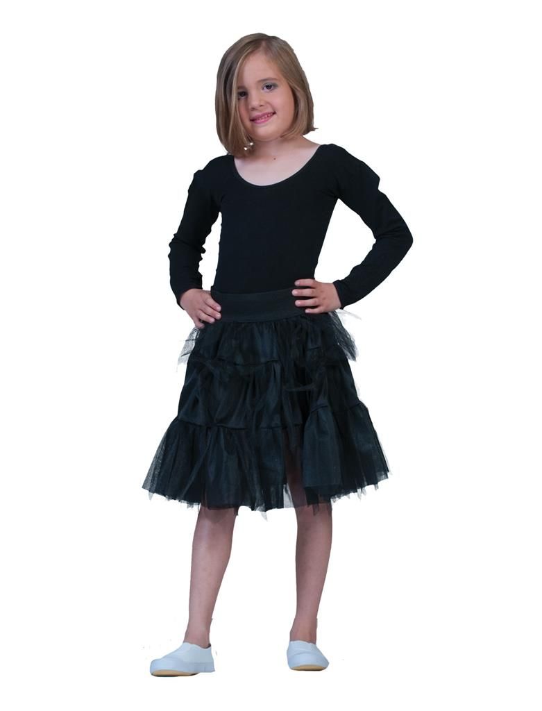 Petticoat Anna Zwart Kinderen