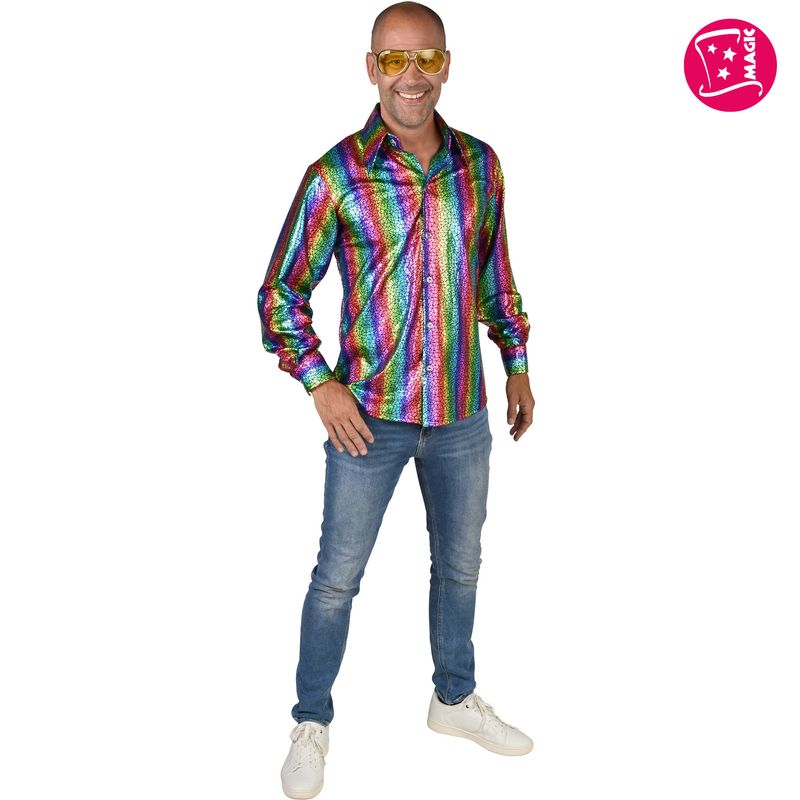 Party Hemd Hologram Rainbow Party Hemd Hologram Rainbow