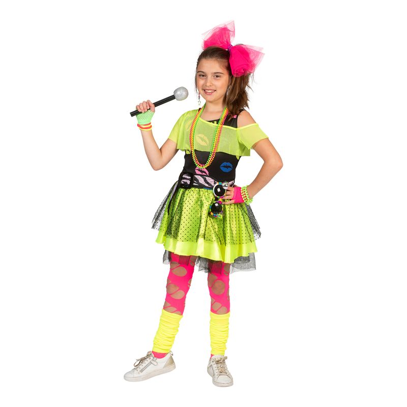 80er Jahre Kleid Kiss The Girl Mädchen 80er Jahre Kleid Kiss The Girl Mädchen