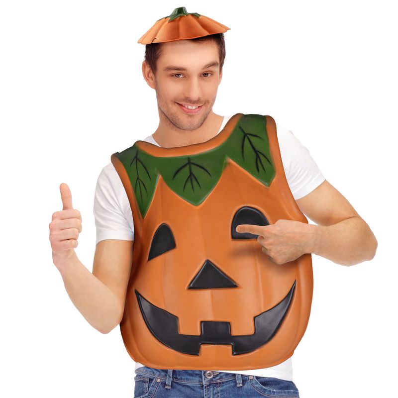 Kürbis Set Schaumstoff Erwachsene 2-tlg. Kürbis Set Schaumstoff Erwachsene 2-tlg.