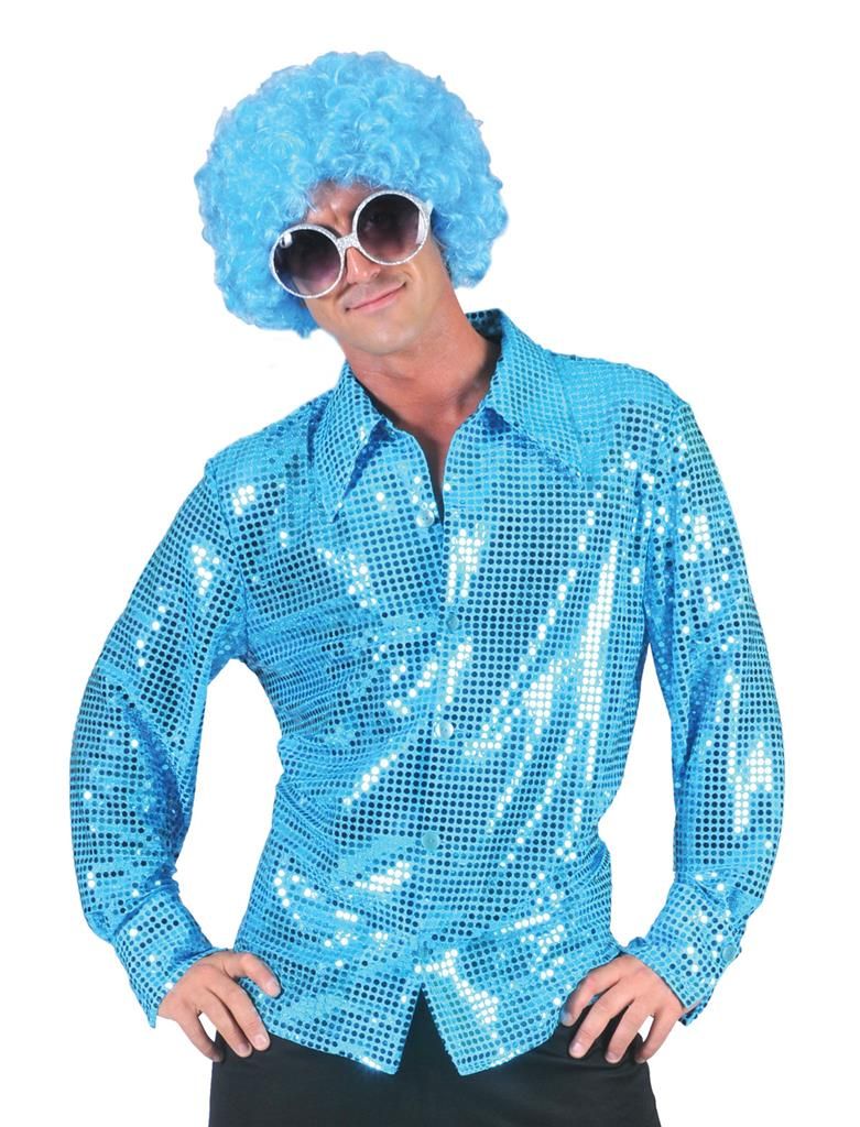 Disco Hemd blau