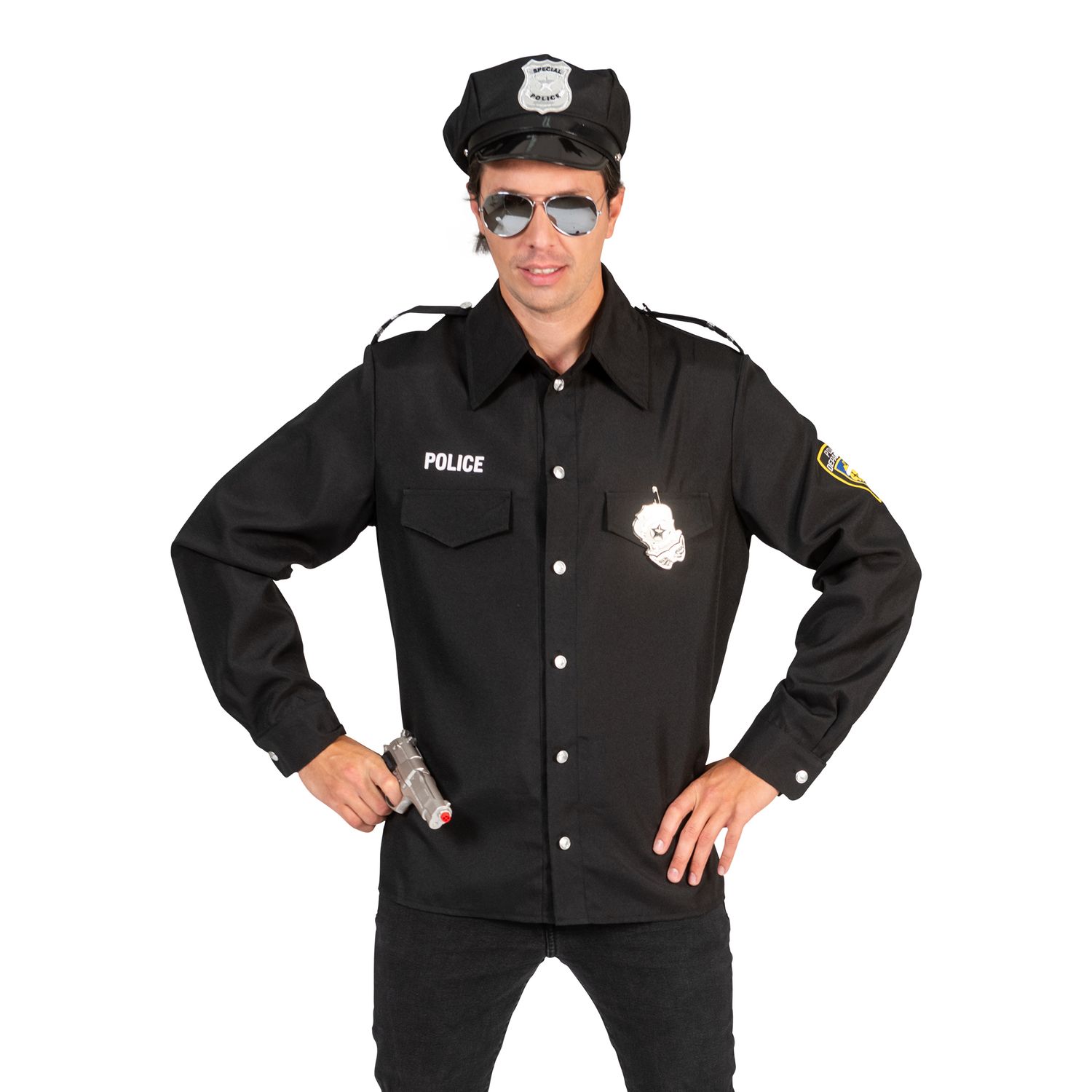 Hemd Polizei Pedro Herren