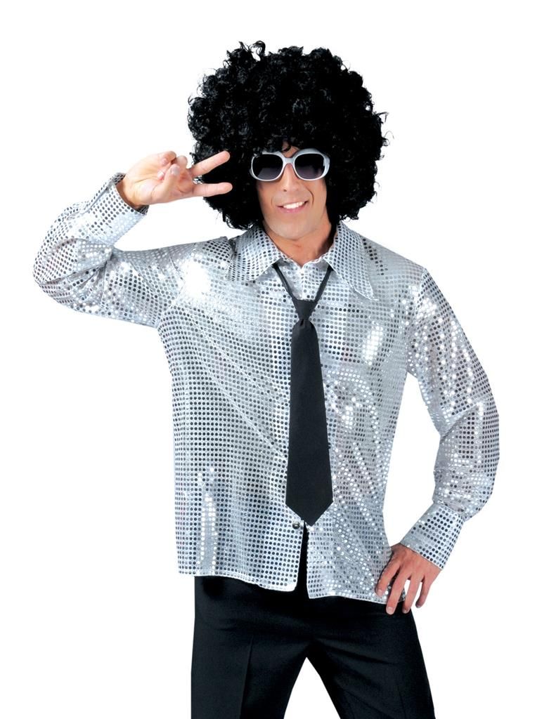 Discohemd silber
