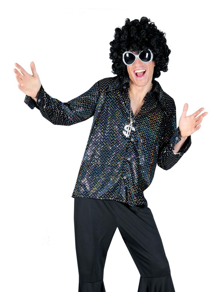 Disco Hemd schwarz Disco Hemd schwarz