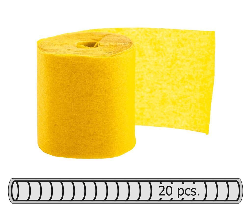Streamer 20 Rollen 500 x 2 cm Gelb Streamer 20 Rollen 500 x 2 cm Gelb