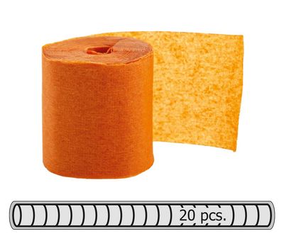 Streamer 20 Rollen 500 x 2 cm Oranje Streamer 20 Rollen 500 x 2 cm Oranje