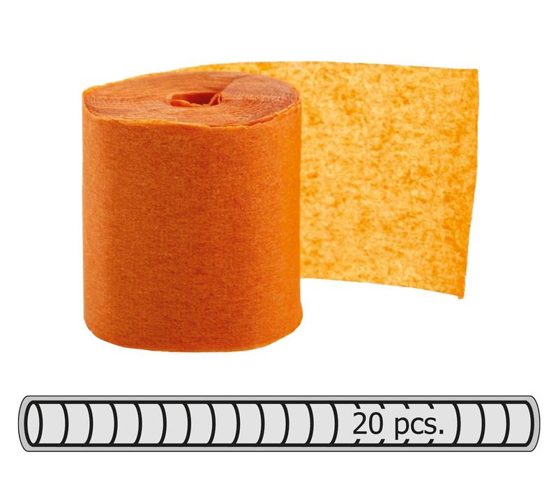 Streamer 20 Rollen 500 x 2 cm Orange