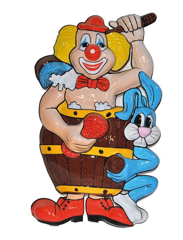 Wanddeko Clown