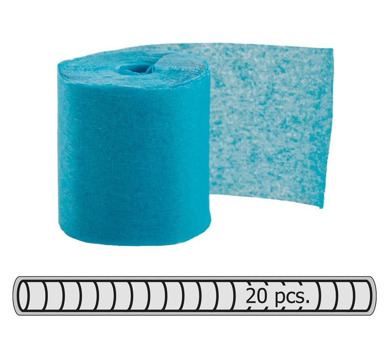 Streamer 20 Rollen 500 x 2 cm Helblau
