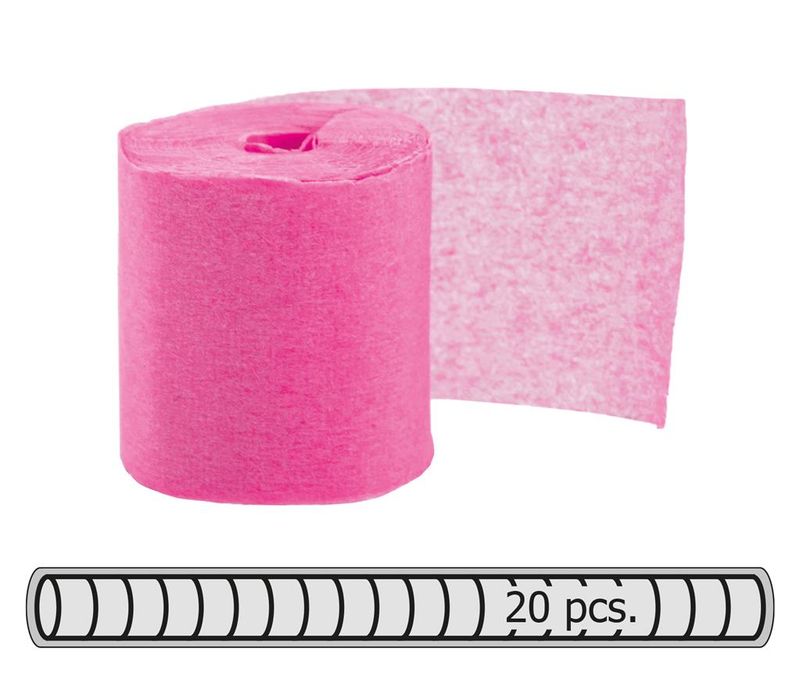 Streamer 20 Rollen 500 x 2 cm Rosa