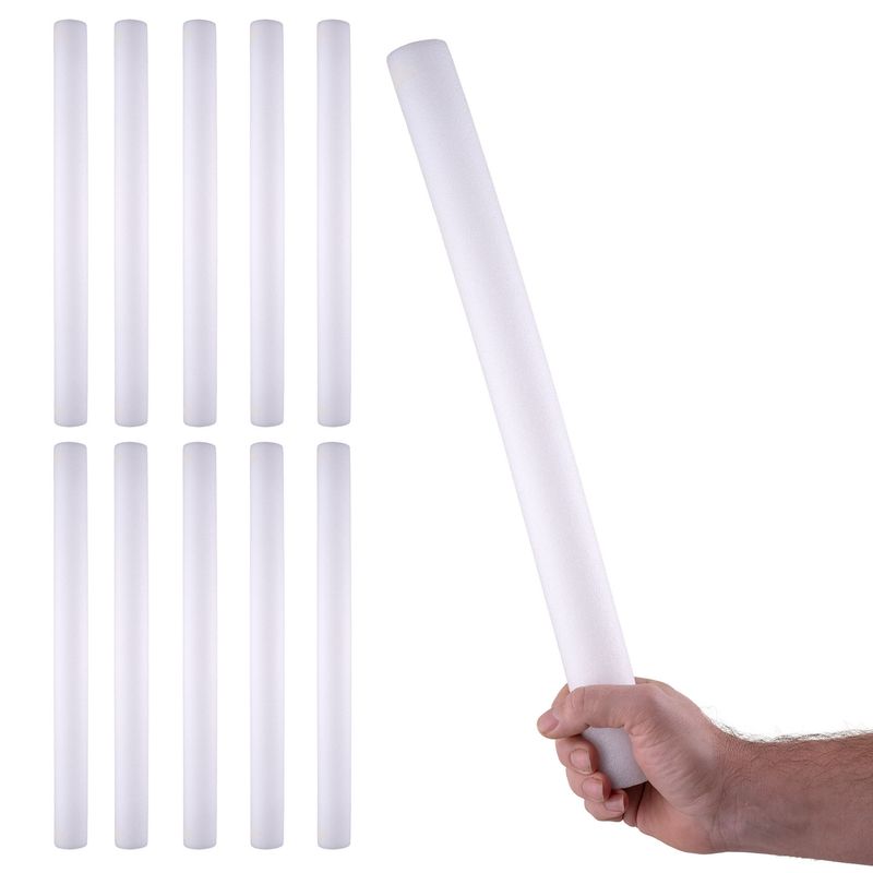 10 Foamsticks mit led 48cm RGB