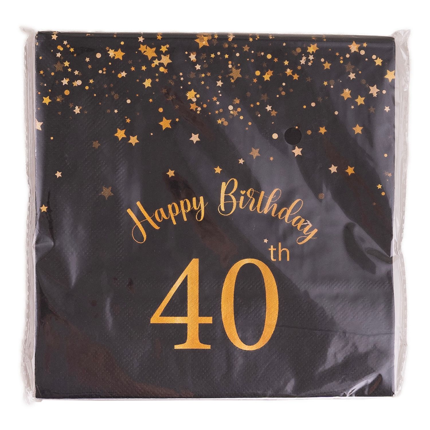 Servietten Happy Birthday 40 Jahre 20er-Pack Servietten Happy Birthday 40 Jahre 20er-Pack