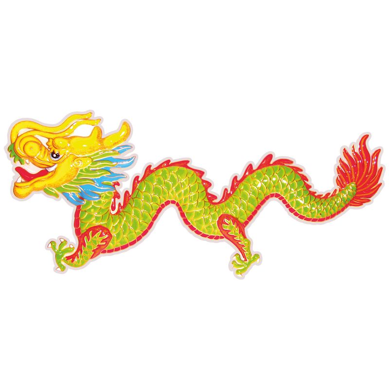 Wanddeko chinesische Drache 100cm
