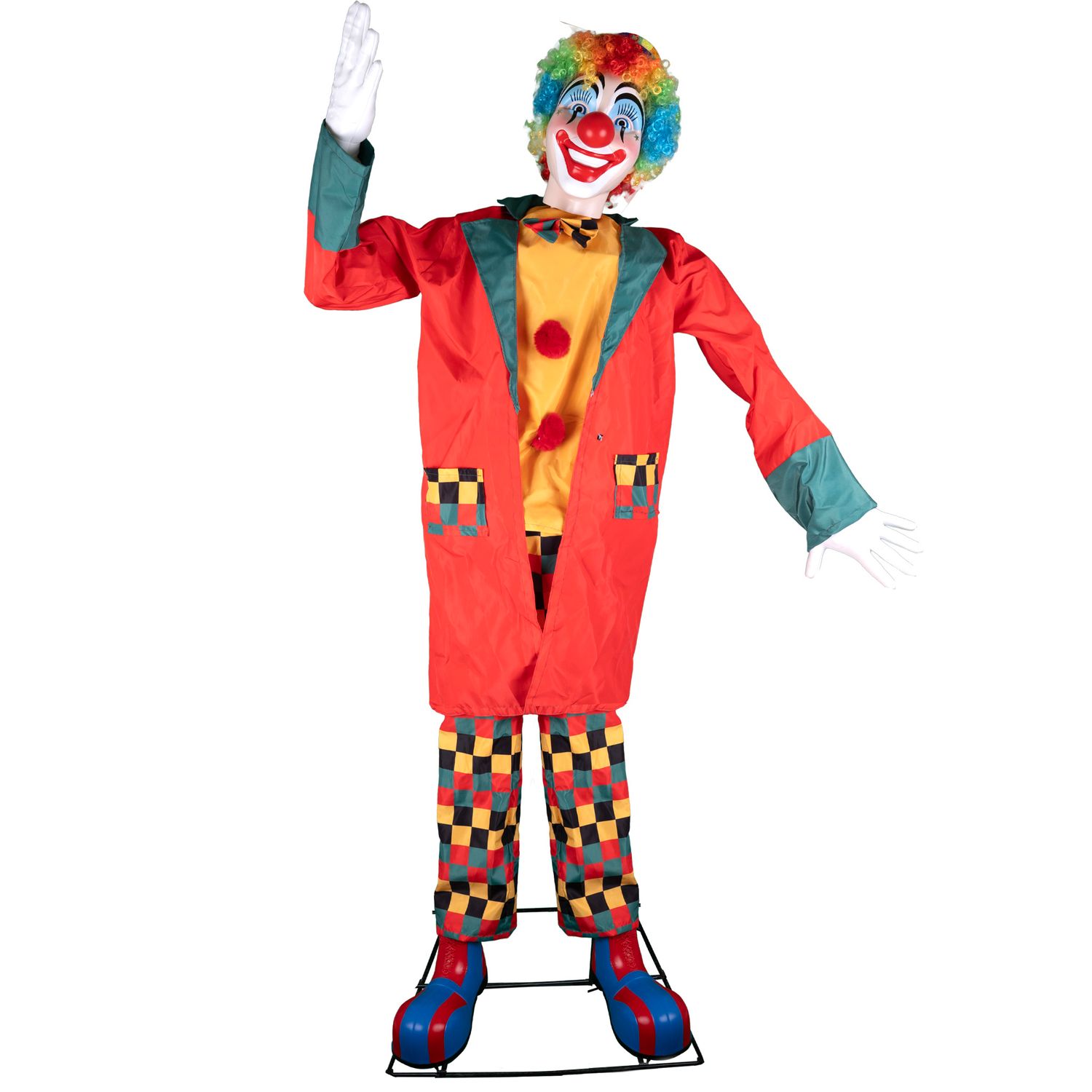 Wuivende Clown Wally 220cm Animatronic
