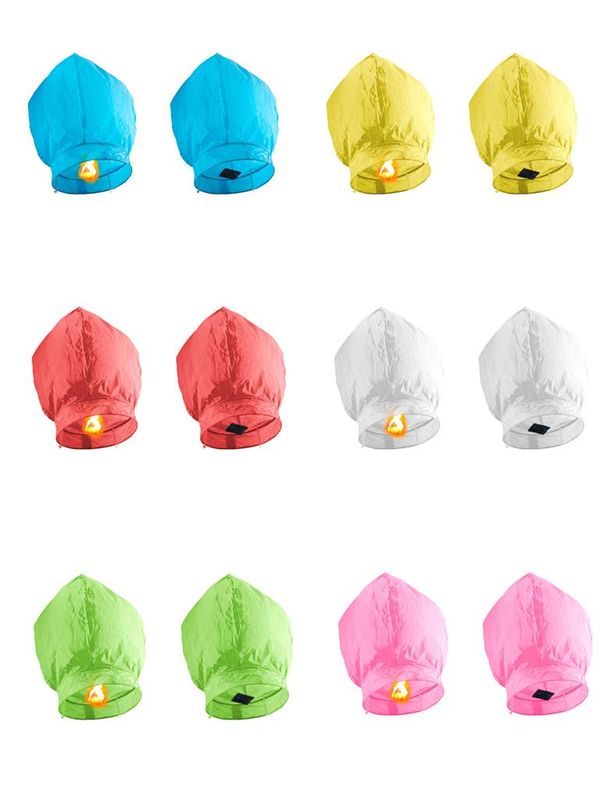 Wünschballon 6 Farben