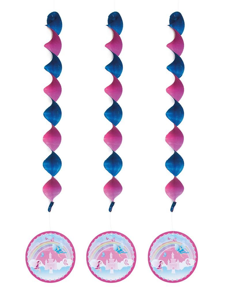 Spiralhänger Prinzessin 3er-Pack