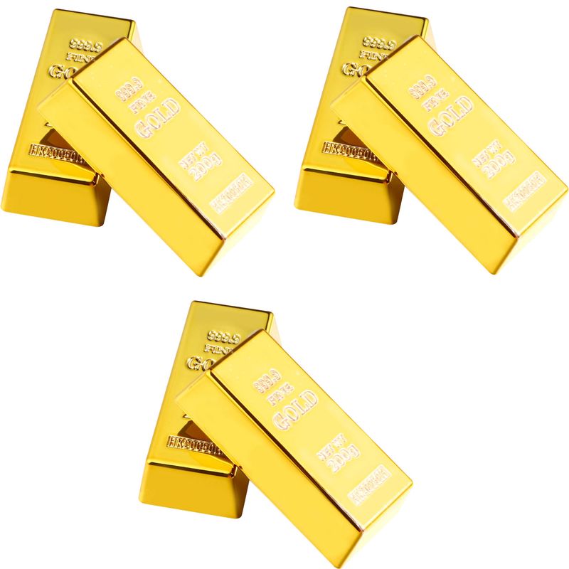 6 Goldbarren 6cm