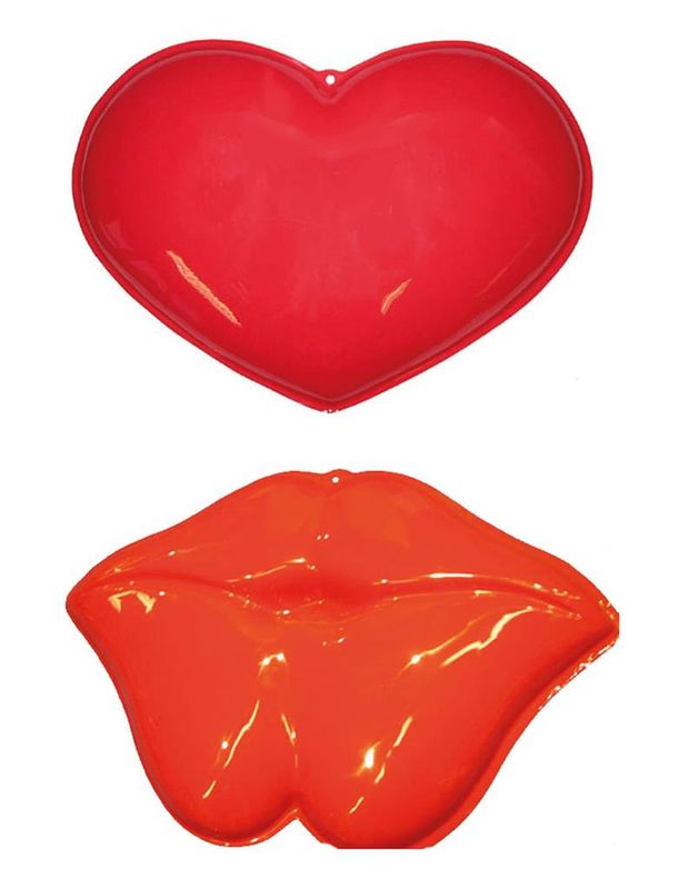 Wanddeko Lippen und Herz