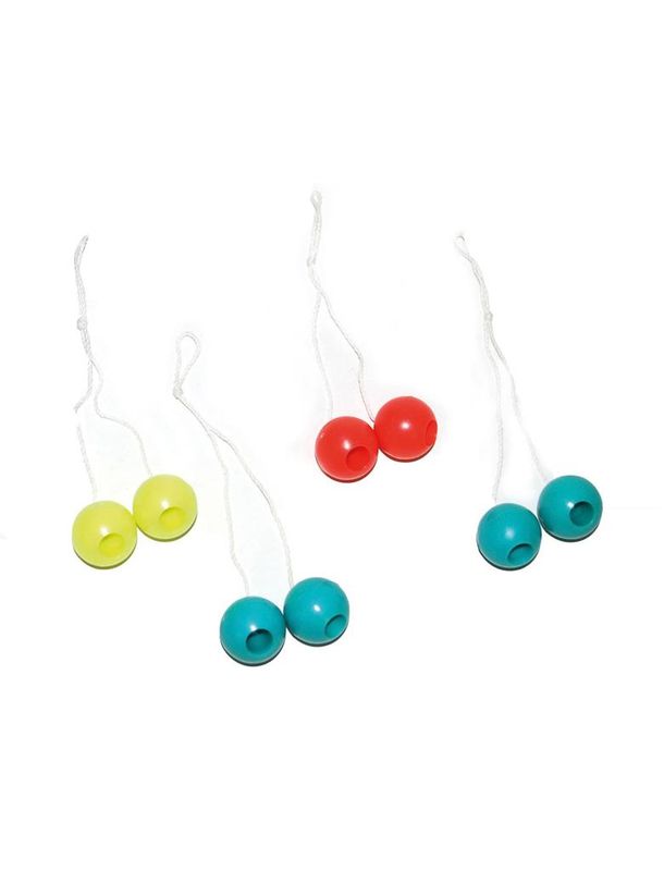 4 Klick Bällchen mit Korde 14cm