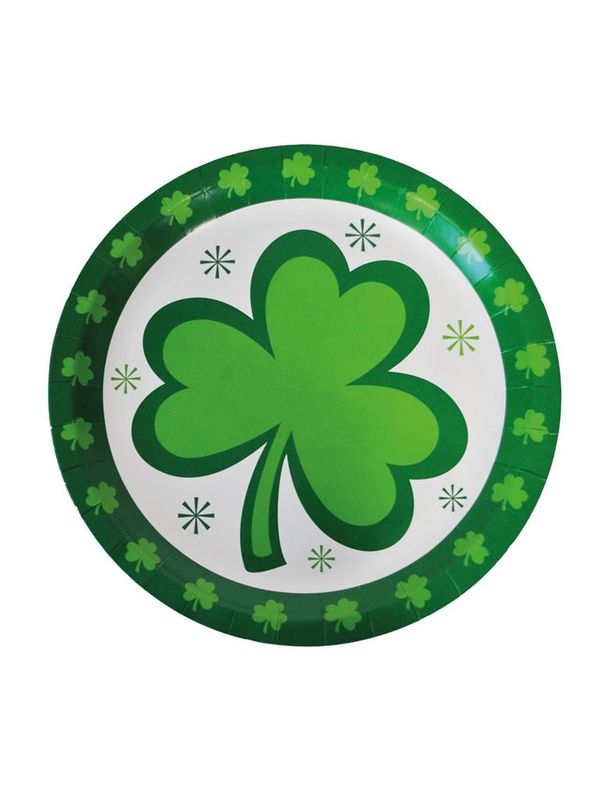 8 Pappteller St. Patrick's Day 18cm