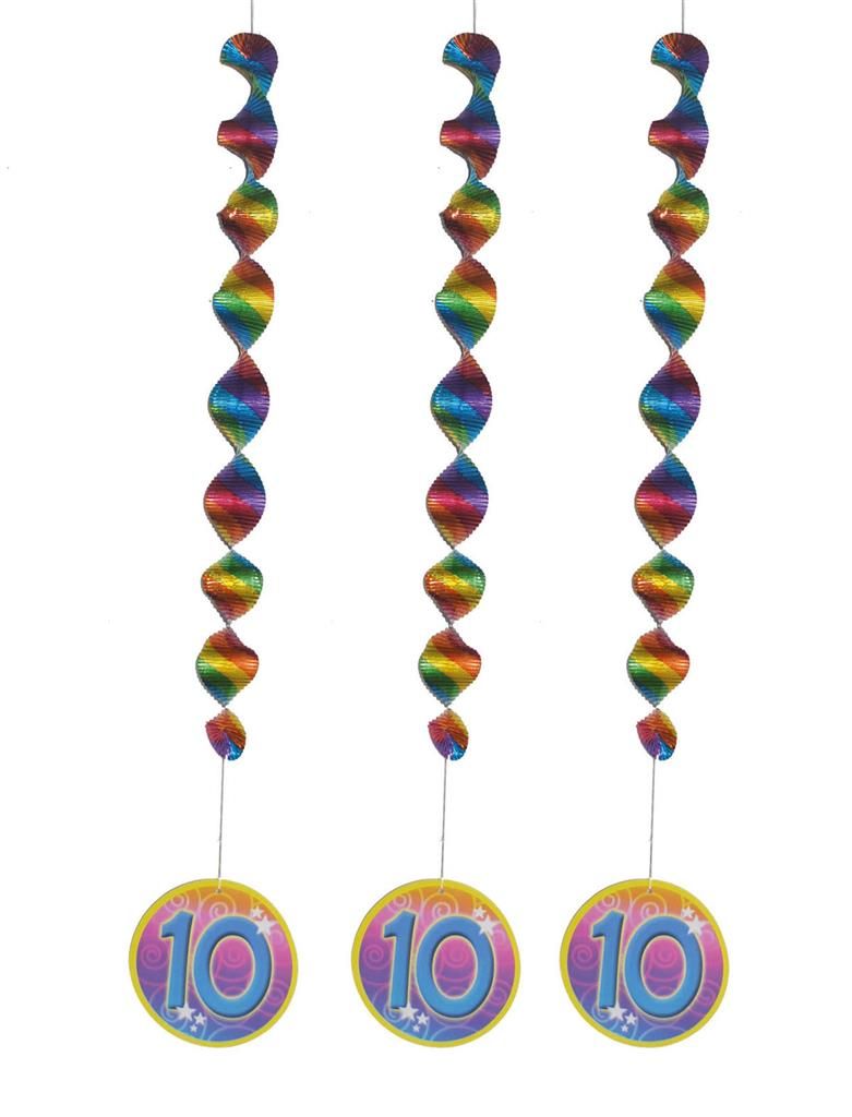 Spiralhänger 10 Jahre 3er-Pack Spiralhänger 10 Jahre 3er-Pack