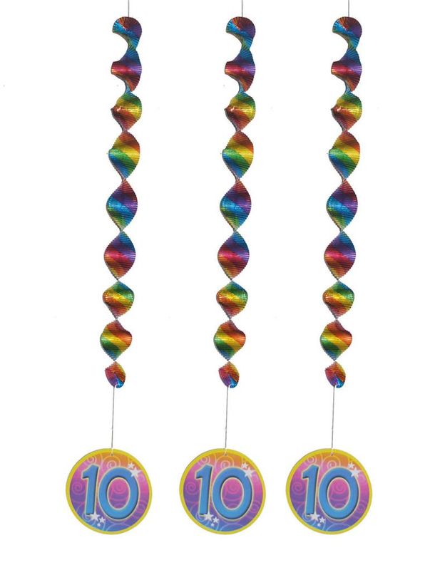 Spiralhänger 10 Jahre 3er-Pack Spiralhänger 10 Jahre 3er-Pack