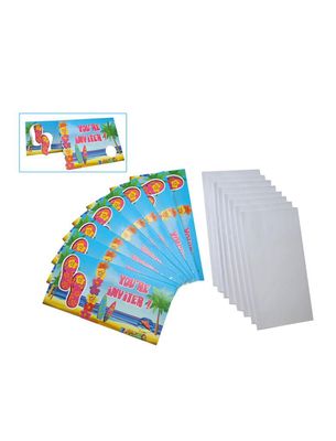 8 Einladungskarten Hawaii 8 Einladungskarten Hawaii