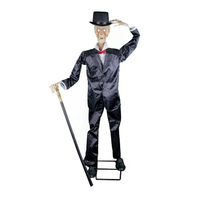 Skelett im Kostüm 160cm Animatronic Skelett im Kostüm 160cm Animatronic