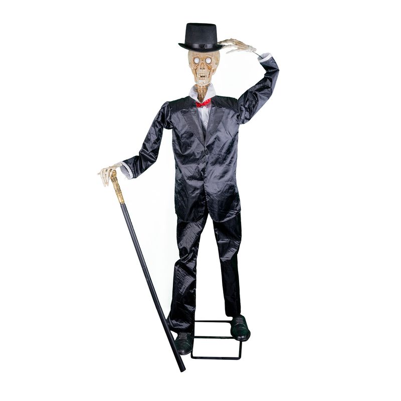 Skelett im Kostüm 160cm Animatronic Skelett im Kostüm 160cm Animatronic