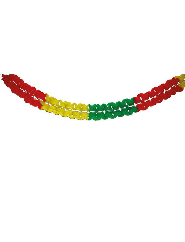 Girlande 500 x 20cm rot gelb grün