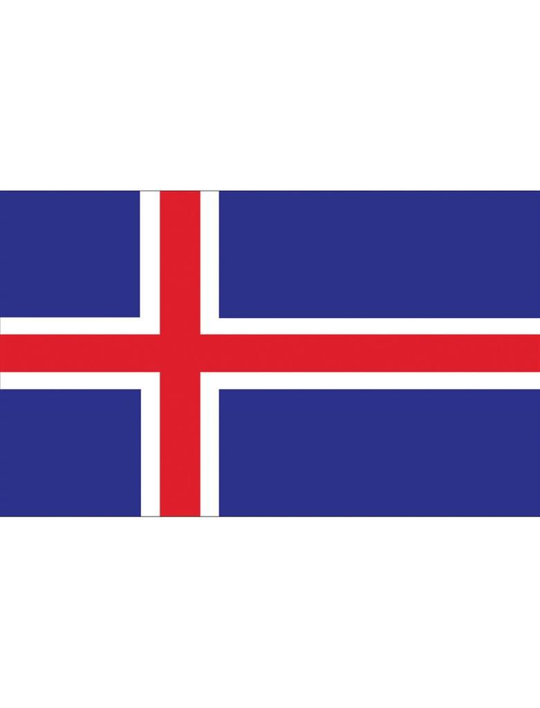Flagge 150 x 90cm Eisland