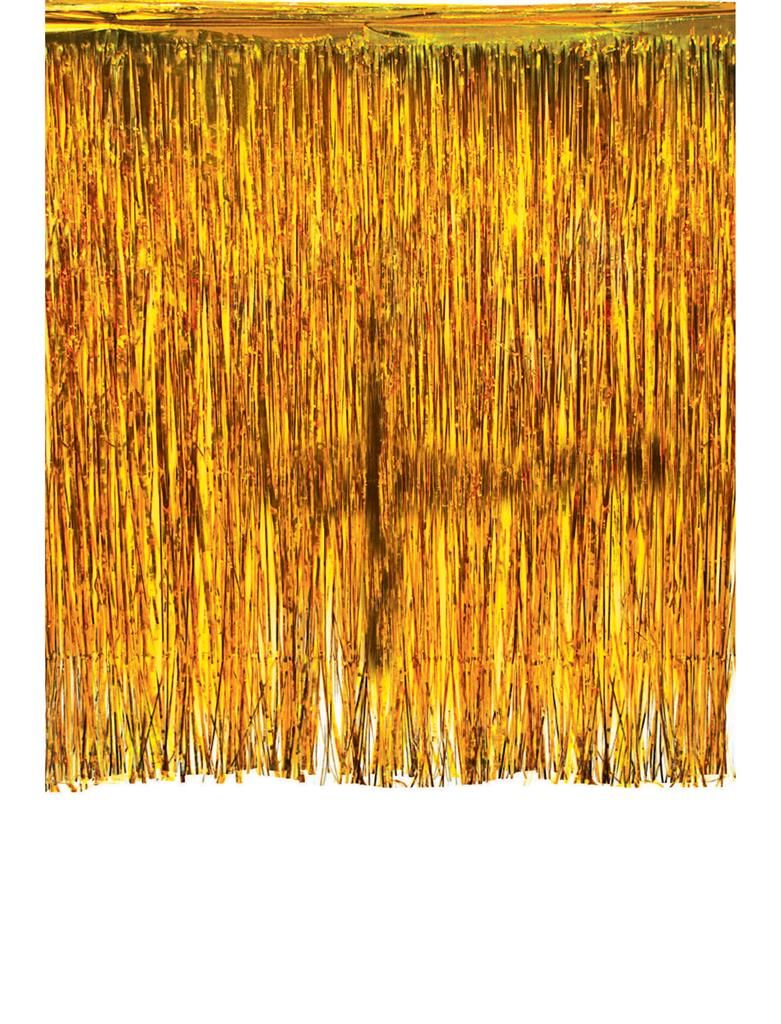 Folienvorhang gold 2 Größen