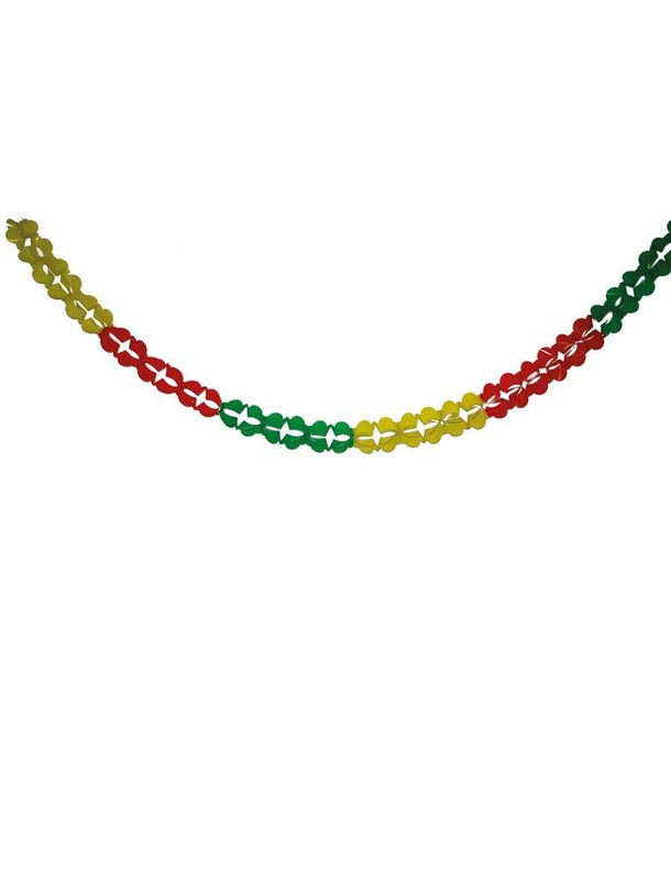 Girlande 10 x 480cm rot gelb grün