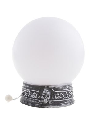 Glaskugel mit Licht und Ton