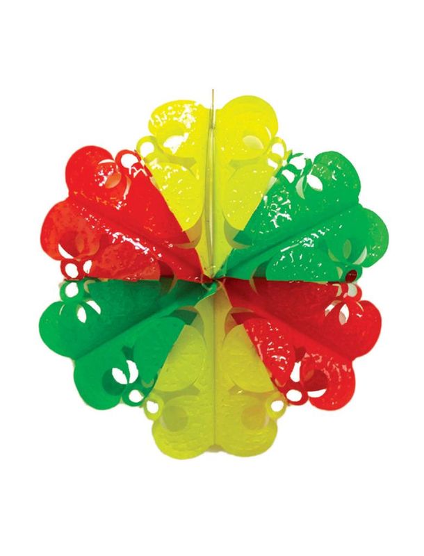 Hängedekoration 30cm rot gelb grün